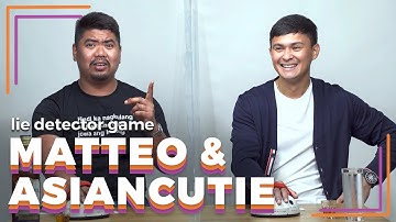 Matteo Guidicelli and AsianCutie Play a Lie Detector Drinking Game | Rec•Create