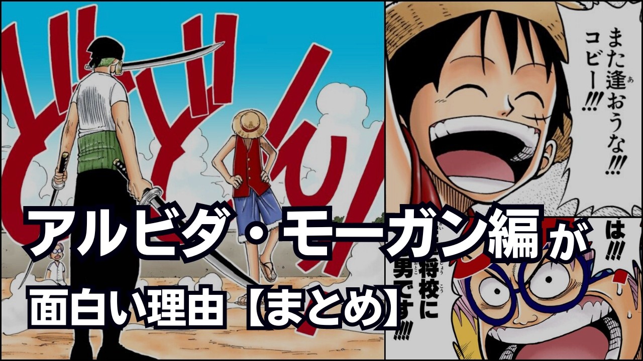 【まとめ】アルビダ・モーガン編が面白い理由【ワンピース】