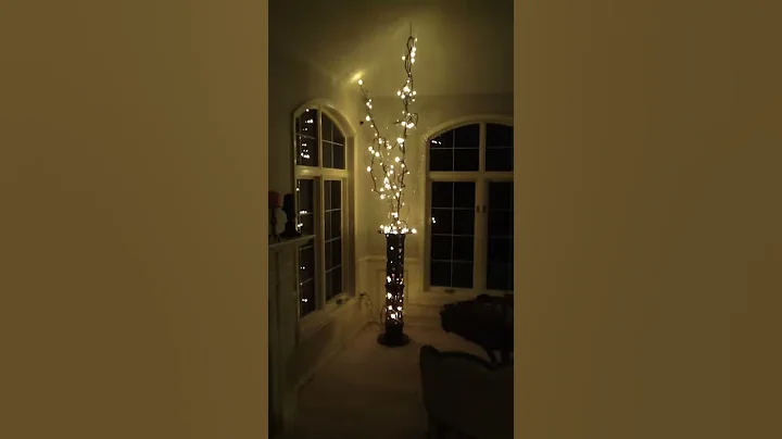 Metal/ bamboo holiday /Christmas tree