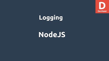 NodeJS Logging Example