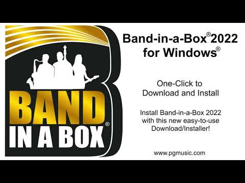 Band-in-a-Box® 2022 Feature: