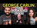 Lebanese react to george carlin education clip   comedy reaction  thoughts