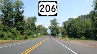 ⁴ᴷ⁶⁰ Driving US Route 206 from Bedminster, NJ to Chester, NJ