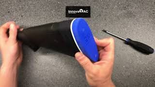 Cutting Benelli ComforTech stock and assembly of Innovatac Compact recoil pad adapter kit