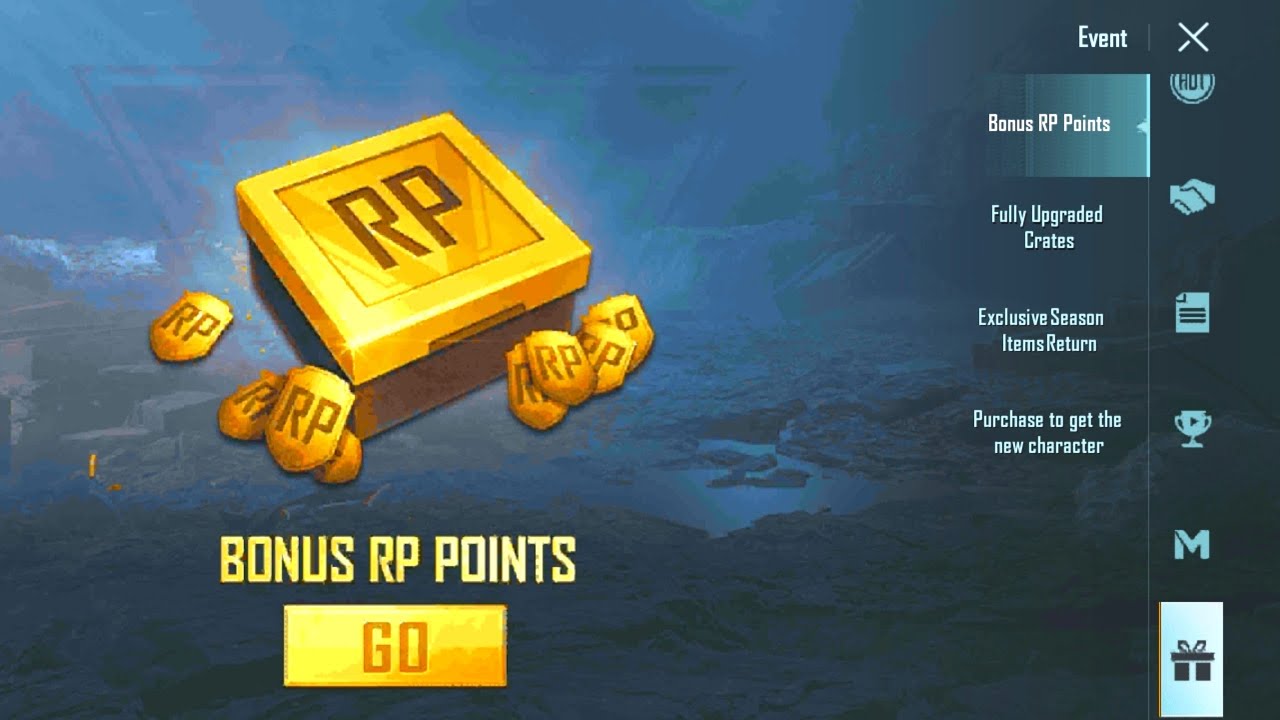 Bonus Rp points | Bonus Rp points new event get free Rp points in PUBG ...