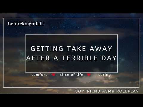 ASMR: getting take away after a terrible day