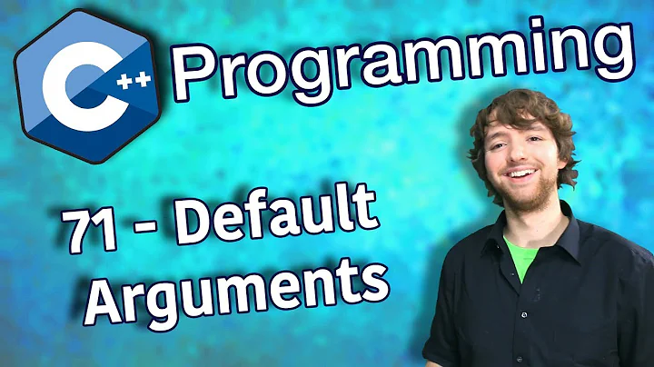 C++ Programming Tutorial 71 - Default Arguments
