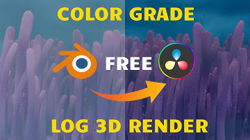 COLOR GRADE A LOG 3D RENDER WITH FREE SOFTWARE