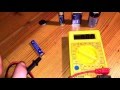 How to test battery check AA and AAA battery with multimeter coin cell mignon baby check voltage DCV