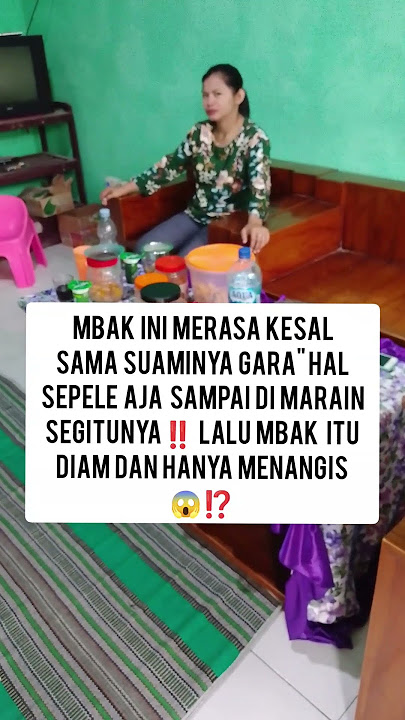 gara'hal sepele mbak ini di marain sama suaminya😱⁉️#shoct