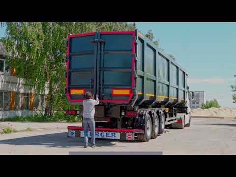 Несамосвальный полуприцеп ломовоз