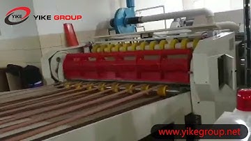 YK-SFL single facer line for make 2 ply corrugated board, Corrugated carboard production line