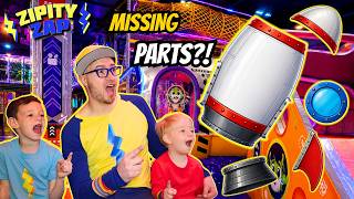 Finding Missing Rocket Ship Parts at an Indoor Playground!