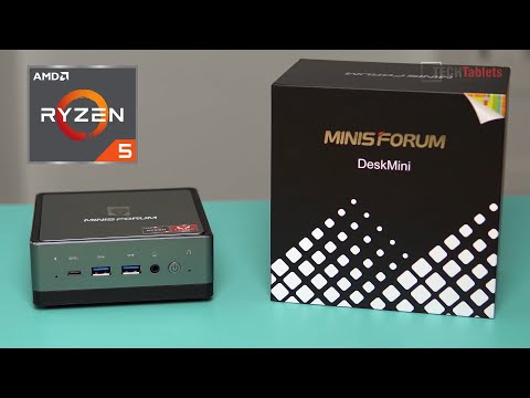 AWESOME AMD Ryzen 5 3550H MiniPC-ミニフォーラムDeskMiniDMAF5レビュー