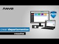 Creación de departamentos en crosschex cloud Anviz