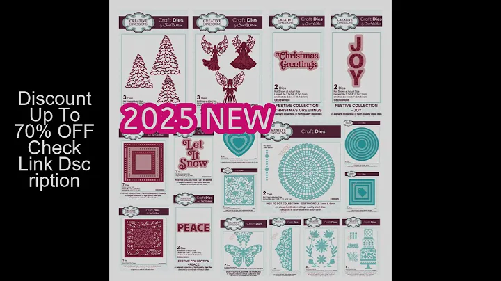 Birthday Wishes Christmas Die Set To Dot Collection By Creative Expressions Die 2025 New DIY Scrapbo