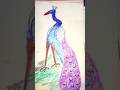 🦚 peacock 🦚#artshorts