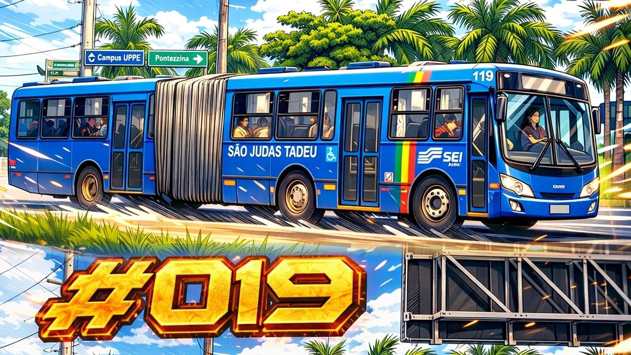 #019 -  Muitos ônibus no ano de 2022 nessa movimentação na BR 101 ( Bairro de Prazeres )