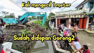 GORONG2 YANG MENGKAWATIRKAN DITITIK AKHIR KALI APUR❗️KALI MENGECIL 1 METER❗️#kdm 