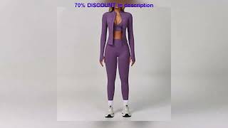 A must-have product! Seamless Sports Set Women's Fitness 2\/3PCS Yoga Suit Sportswear Running Bra W