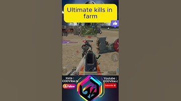 Ultimate kills in farm 🔥🔥 #codm #callofduty #codmbr #callofdutymobile #foryou #codmobile  #gaming