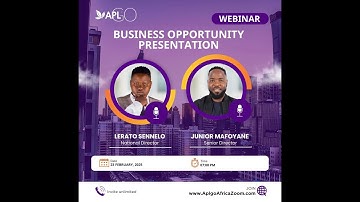 APLGO BOP African Leaders - Lerato Sennelo and Junior Mafoyane!!! 23.02.2025!!!