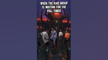 When the raid group is waiting for the pull timer #wow #worldofwarcraft #warcraft