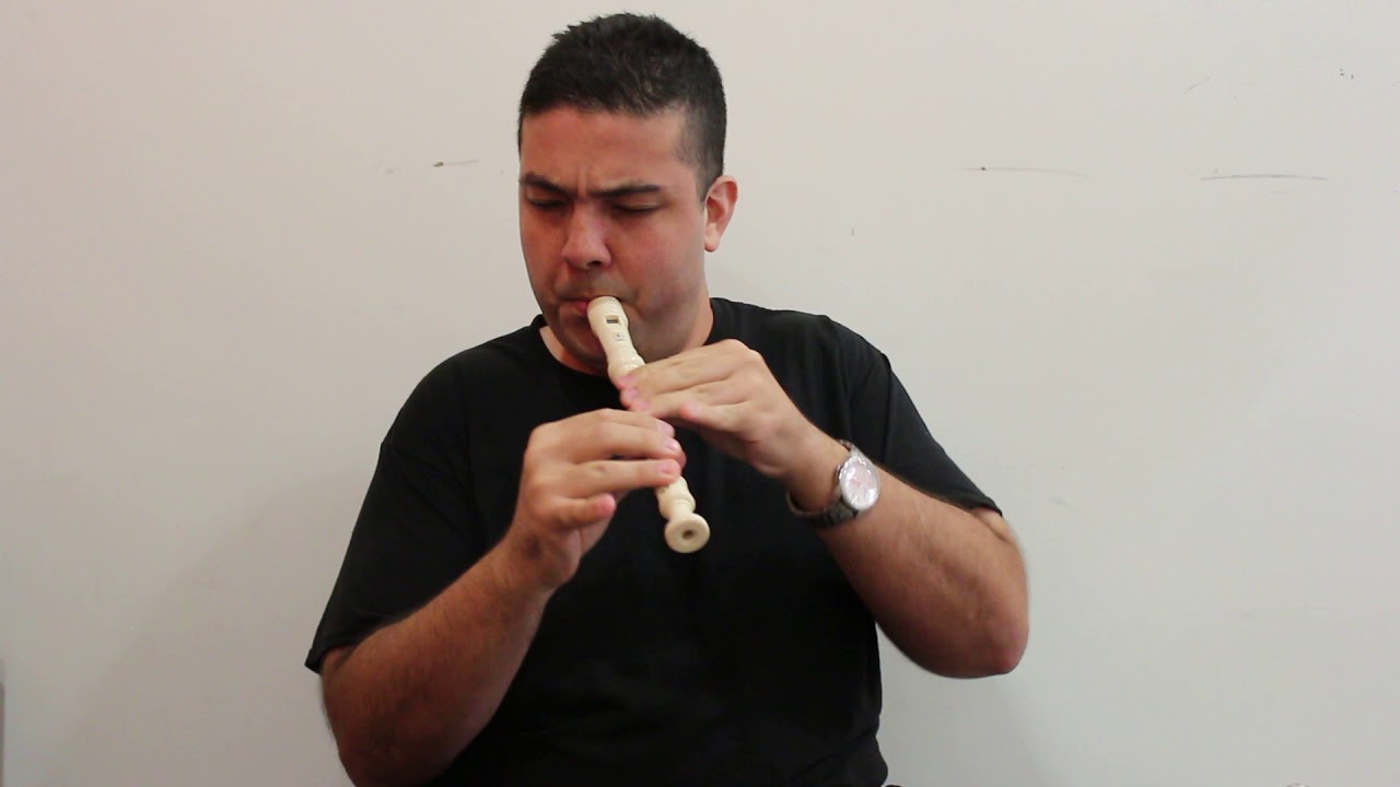 Hallelujah on alto recorder, flute and soprano recorder (na flauta doce