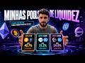 VEJA COMO EU MONTO 3 POOLS DE LIQUIDEZ USANDO CRYSTAL COMO AGREGADOR