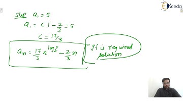 Problem Solving on Recurrence Relation in GATE Computer Science Engineering