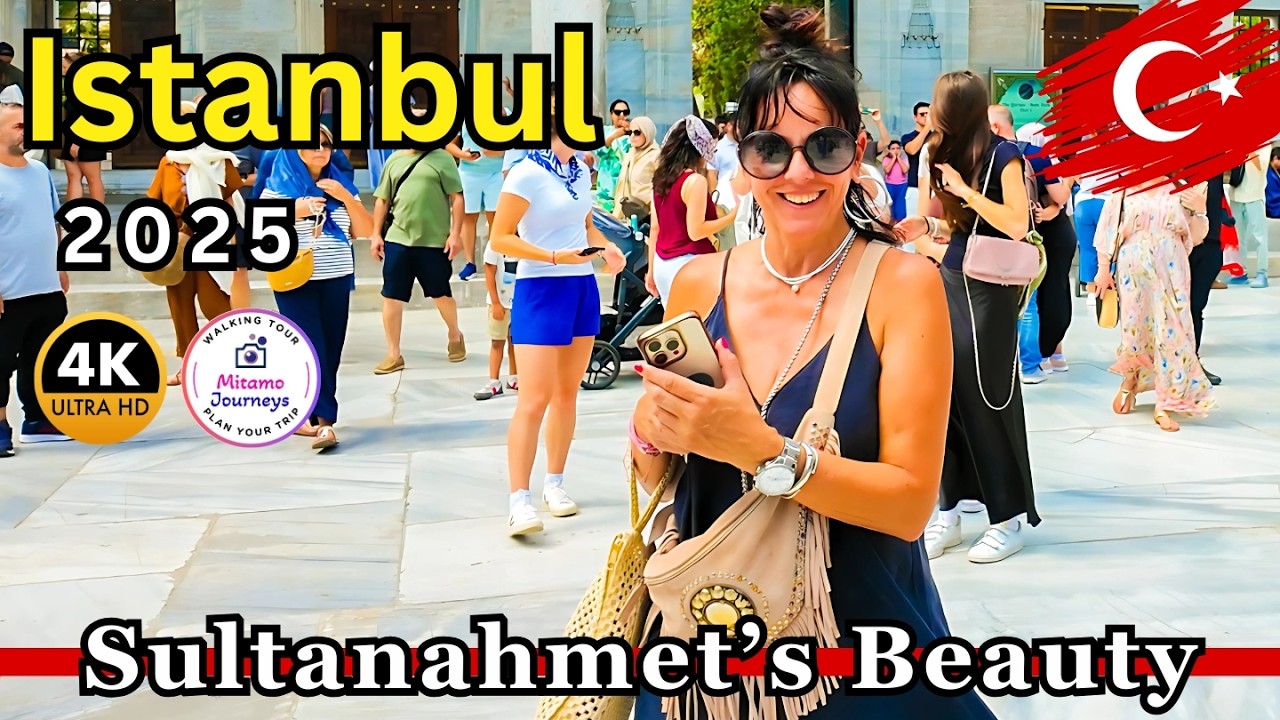 2025 Istanbul Sultanahmet 4k Walking Tour | Old Town, Historic Places, Hagia Sophia & Blue Mosque