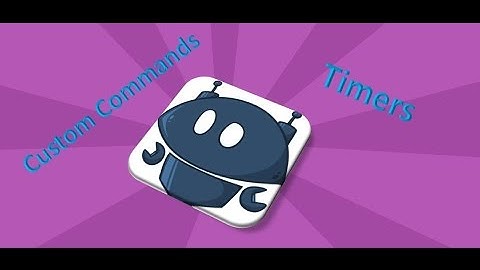 YouTube Nightbot: Custom Command & Timer Setup