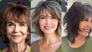 27 youthful  shag hairstyles and haircuts for older women 🌸 Stunning haircuts