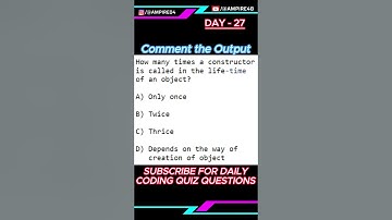 DAY - 27 Tell me the output of this code | C++ Quiz Question |Daily Quiz Challenge | Ampire