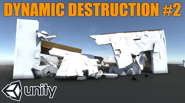 Dynamic Complex Destruction in Unity! #2 - Complex walls and roof.