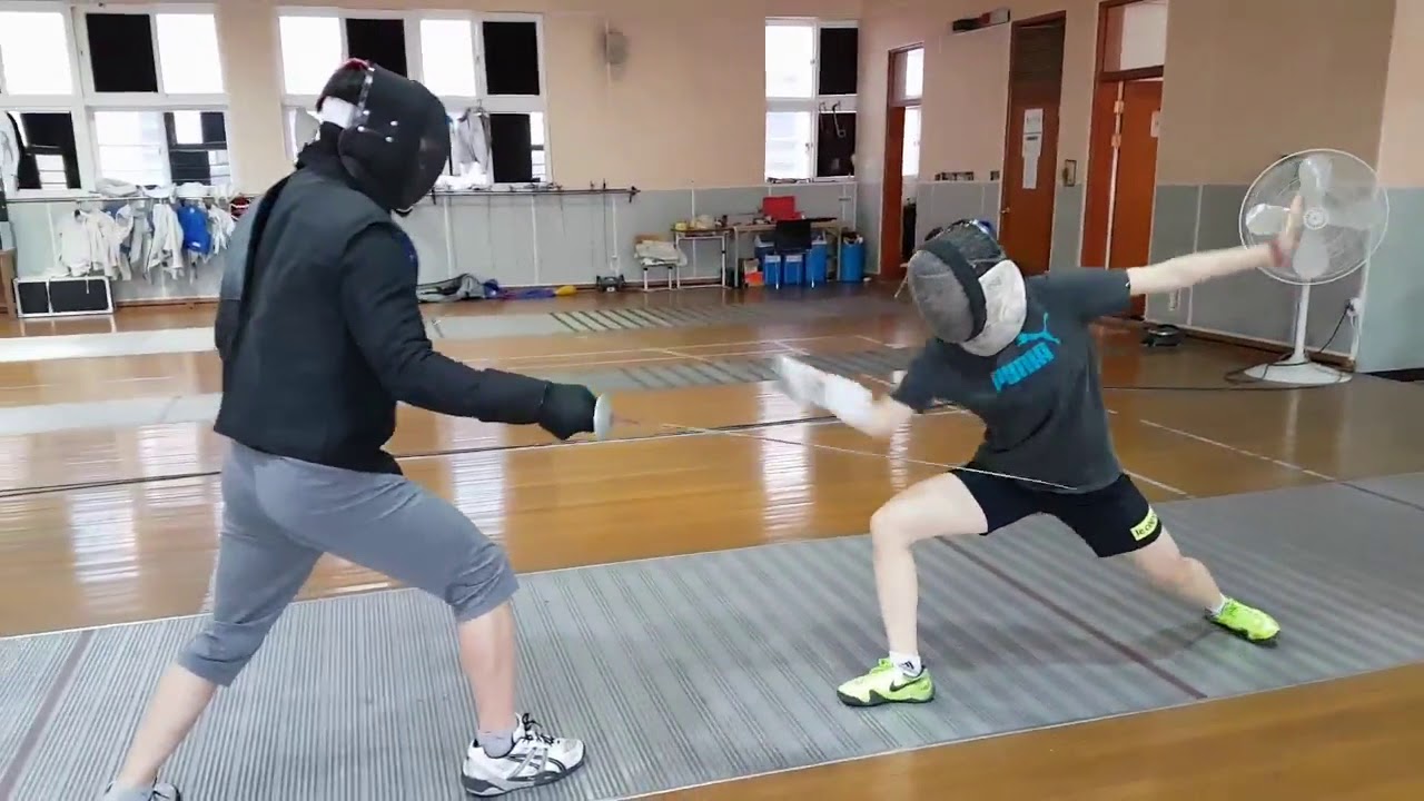 Fencing foil lesson zi a fencing YouTube