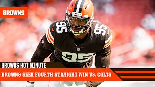 Browns Seek Fourth Straight Win vs. Colts | 2 Minute Drill