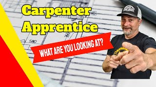 Carpenter Apprentice Tips, Blue Print Basics