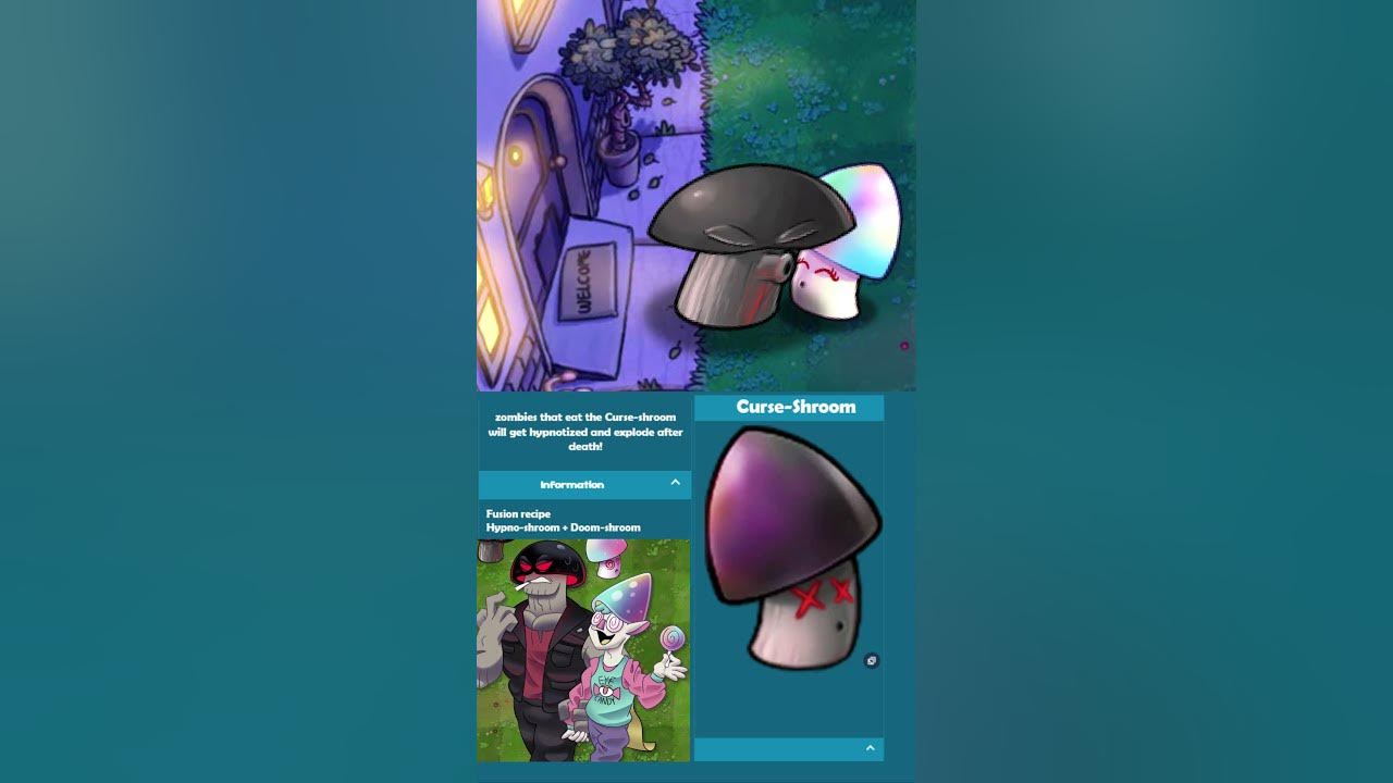 Doom-shroom x Hypno-shroom = ? w/@iciclepops(PVZ) #pvz #plantsvszombies