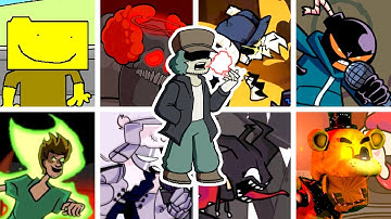 Nerves But Every Turn a Different Opponent Sings It 🎼 (FNF Nerves Song But Everyone Sings It)