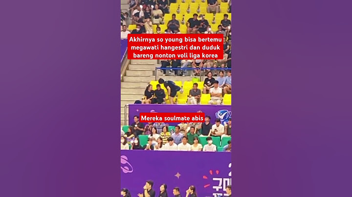 megawati hangestri didatangi soulmate nya so young saat nonton liga voli korea, mereka soulmate abis