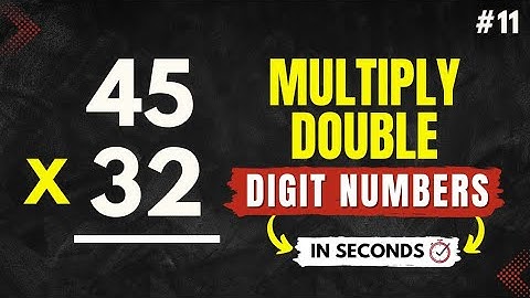 #11 Vedic Maths Trick | Multiply Double Digit Numbers In Seconds!