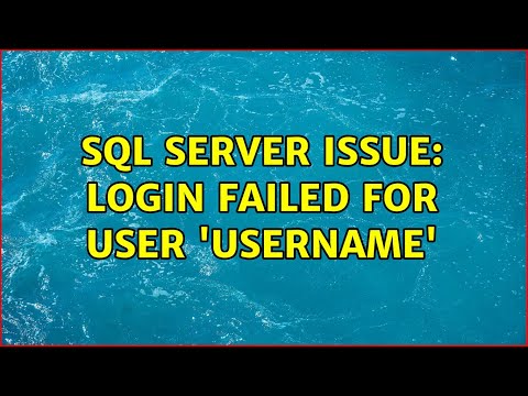 SQL Server Issue: Login failed for user 'username' (5 Solutions!!)