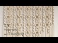 DIY | macrame wall hanging handmade home decor interior design | 마크라메 월 행잉 핸드메이드 집 꾸미기 인테리어 소품