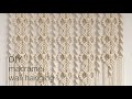 DIY | macrame wall hanging handmade home decor interior design | 마크라메 월 행잉 핸드메이드 집 꾸미기 인테리어 소품