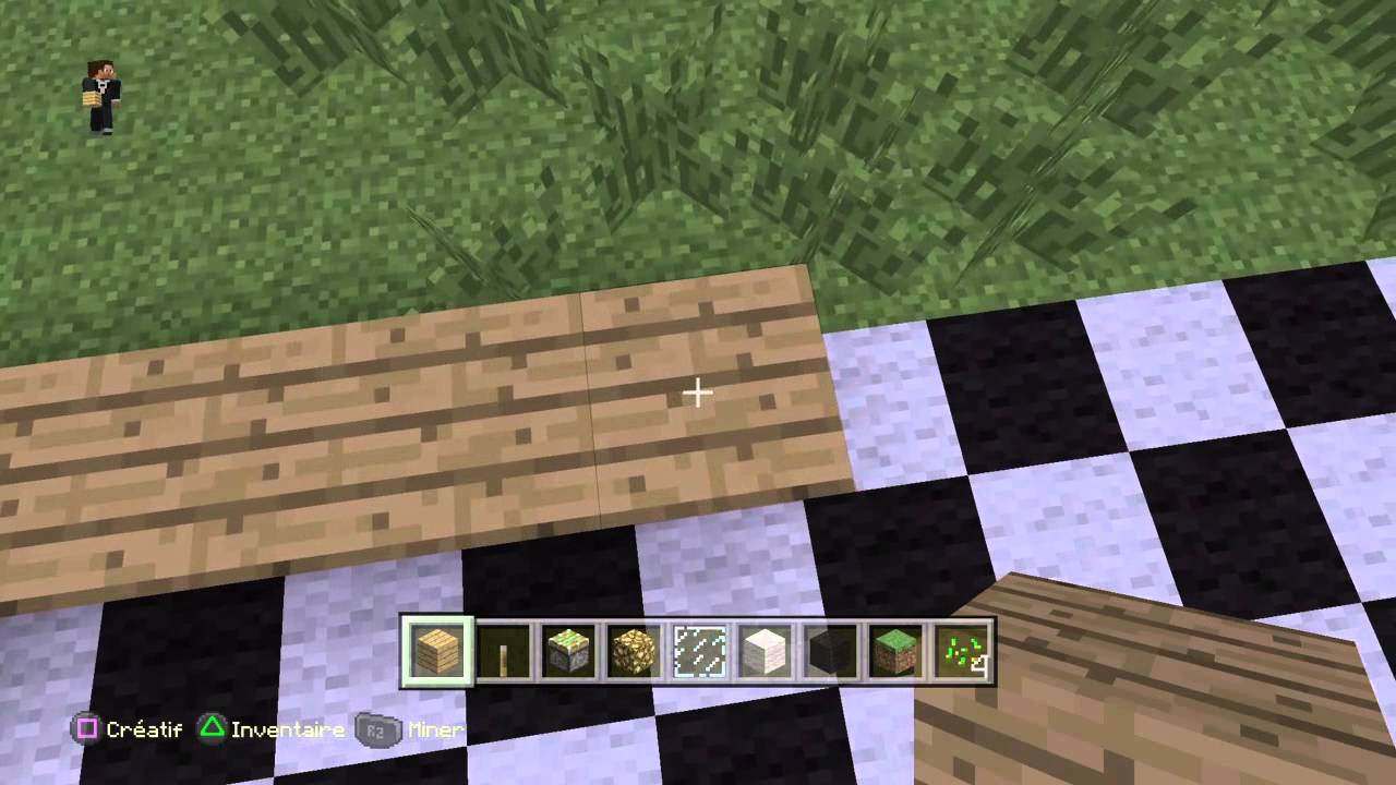 Minecraft ps4 1er vidéo : comment faire une douche youtube