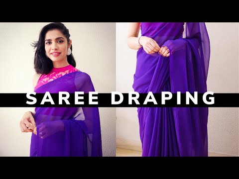 How Beginners Can Drape A Saree In *6 Easy Steps*