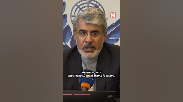 Iran 'Cannot Ignore' Trump's 'Hostile' Comments: UN Ambassador