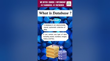 What is Database & SQL? | Learn What is Database | kaashiv Venkat #shorts #trending #database