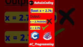 Printing Specific Decimal Places using Float Data Type || #cprogramming #02 #programmingtips
